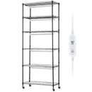 Augu statīvs ar augu lampām, 6 līmeņi, 150 W, 180 cm augsts augu audzēšanas plaukts