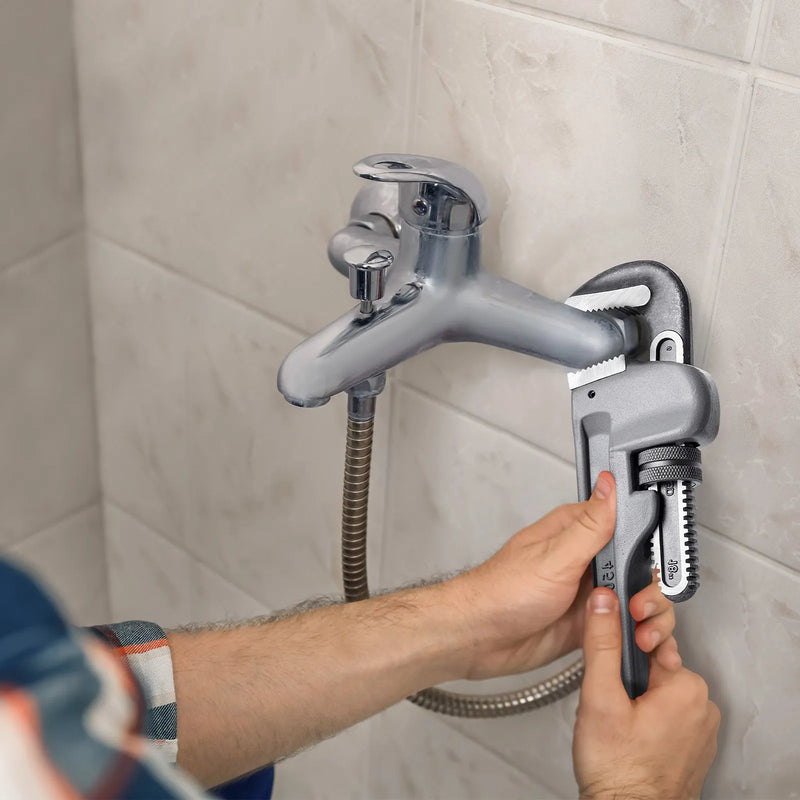 VEVOR Alumīnija taisnā cauruļu atslēga 450 mm, regulējama, CRV žokļi