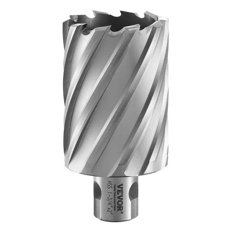 VEVOR gredzenurbju komplekts magnētiskajām urbjmašīnām, 6 gab., universālais kāts, griešanas dziļums 51 mm, griešanas diametrs 25–51 mm, M2AL ātrgriezējtērauds, 2 pilotadatas un pārnēsājams koferis