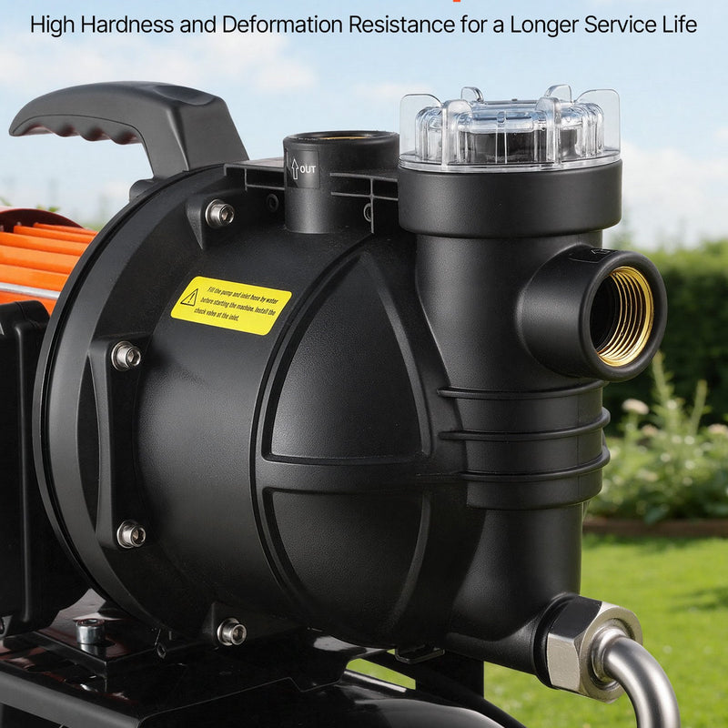 VEVOR virszemes ūdens sūknis ar spiedtvertni 1100 W, 5300 l/h, ar filtru un pretvārstu, 19 l tvertne, automātiska ūdens spiediena palielināšanas sistēma, spiediena slēdzis 1,4–2,8 bar, piemērots mājas, dārza un zāliena laistīšanai