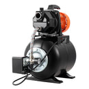 VEVOR virszemes ūdens sūknis ar spiedtvertni 1 ZS, 230 V, 3750 l/h, čuguna sūkņa korpuss, 19 l tvertne, spiediena slēdzis 1,4–2,8 bar, piemērots mājas, dārza un zāliena laistīšanai