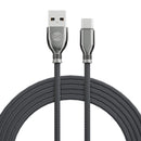 Forever Tornado kabel USB - USB-C 1,0 m 3A svart