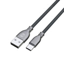 Forever Tornado kabel USB - USB-C 1,0 m 3A svart