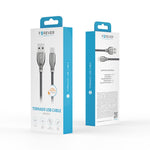 Forever Tornado kabel USB - USB-C 1,0 m 3A svart