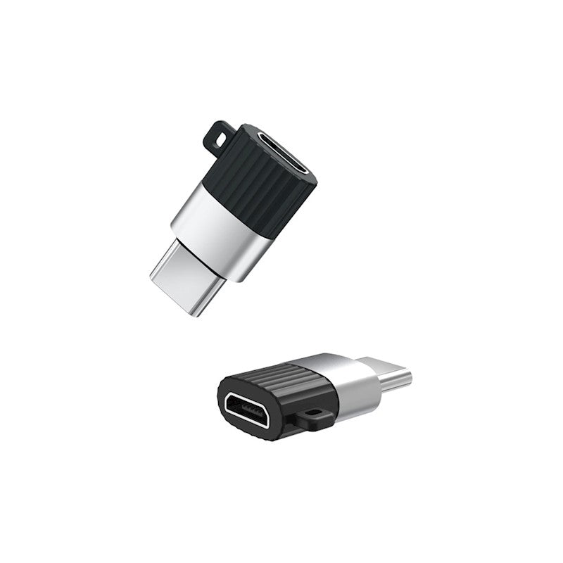 XO adapter NB149-A microUSB - USB-C, black