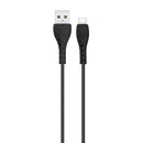 XO-kabel NB-Q165 USB - USB-C 1,0m 3A svart