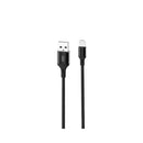 XO kabelis NB143 USB – microUSB 2,0 m 2,4 A, melns