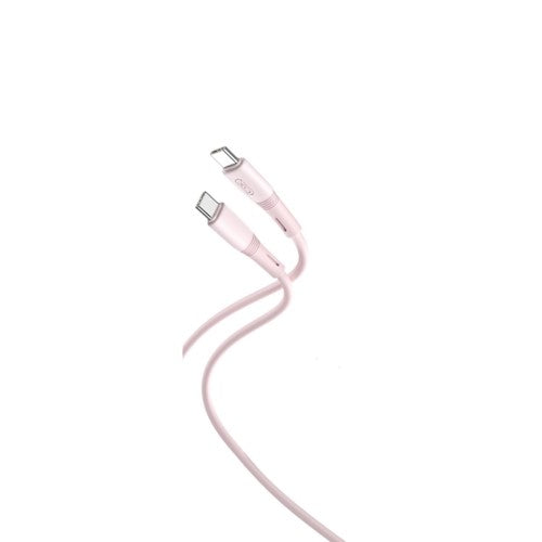 XO kabelis NB-Q226B USB-C - USB-C 1m 60W rozā