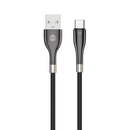 Forever Sleek USB – USB-C kabelis 1,0 m 3A, melns