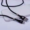 Forever Sleek USB – USB-C kabelis 1,0 m 3A, melns