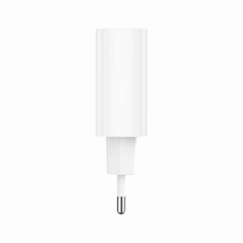 Forever TC-07-30AC PD QC lādētājs 1x USB-C 1x USB 30W balts