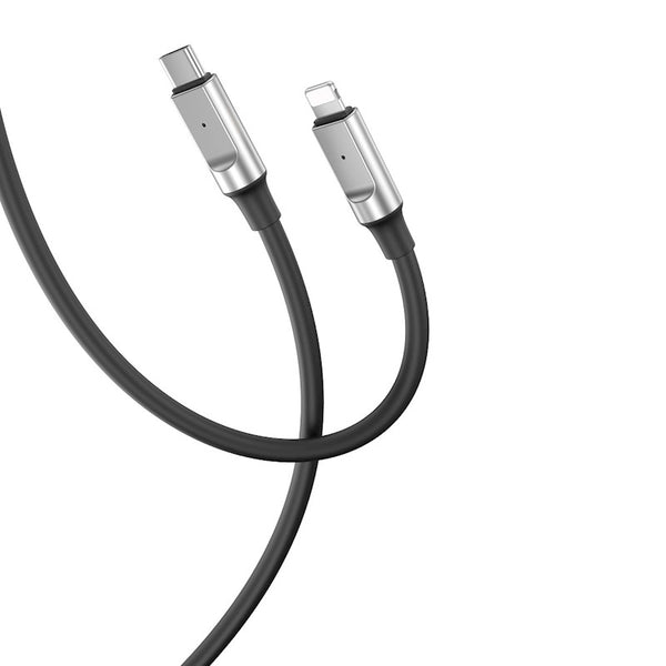 XO cable NB-Q252B USB-C - Lightning 1.0 m 27W black
