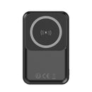 Forever MATB-100 10000 mAh magnētiskā bezvadu power banka 22.5 W melna ar PD un QC atbalstu