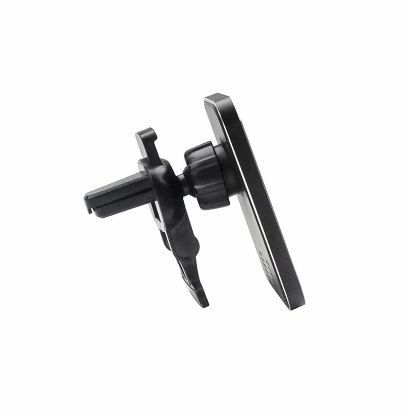 Forever magnētiskais auto turētājs gaisa ventilācijai MACH-100 ar bezvadu uzlādi, melns, 15 W