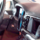 Forever magnētiskais auto turētājs gaisa ventilācijai MACH-100 ar bezvadu uzlādi, melns, 15 W