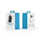 Forever magnētiskais auto turētājs gaisa ventilācijai MACH-100 ar bezvadu uzlādi, melns, 15 W