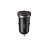 XO auto lādētājs CC56 PD 30 W QC 1× USB 1× USB-C, melns