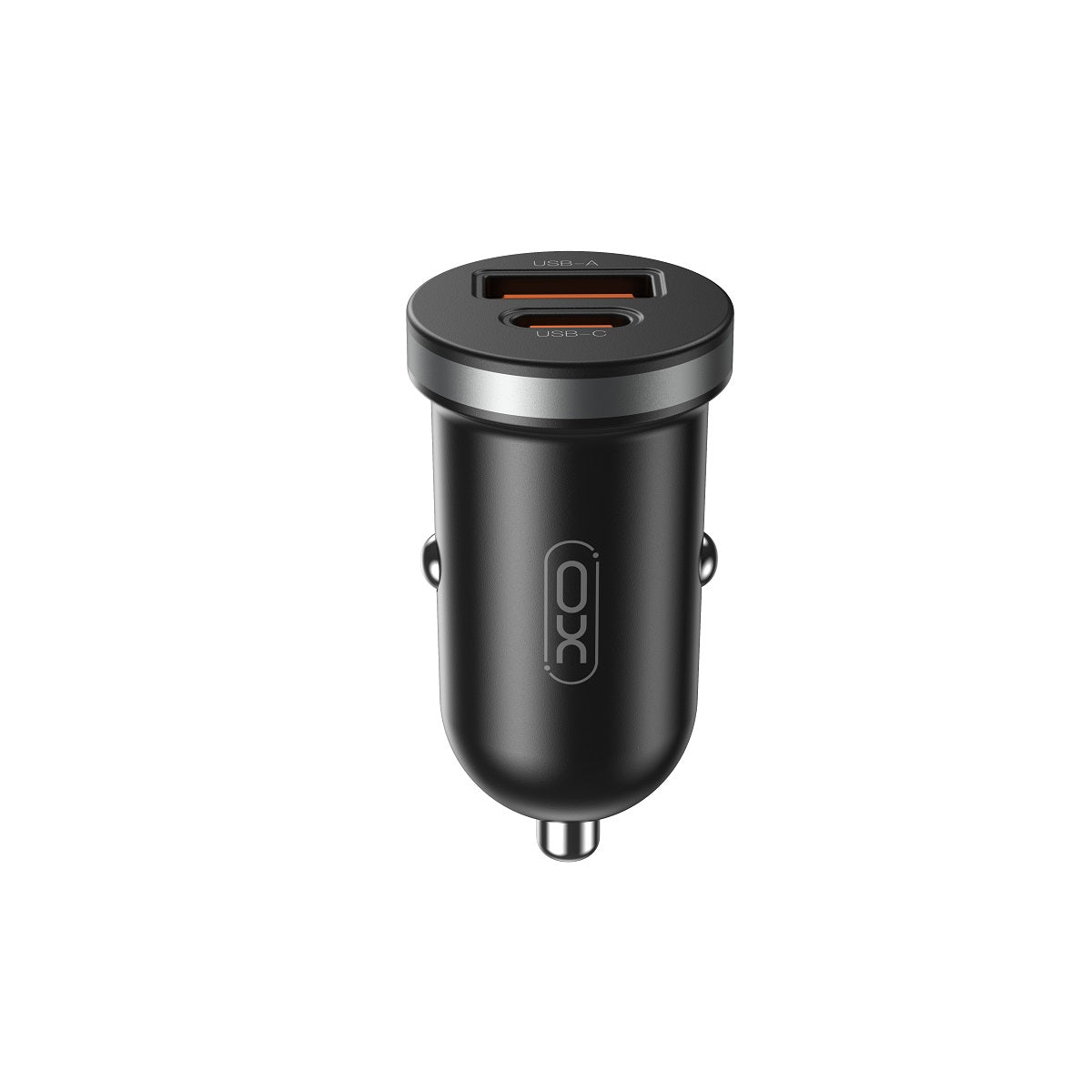 XO auto lādētājs CC56 PD 30 W QC 1× USB 1× USB-C, melns