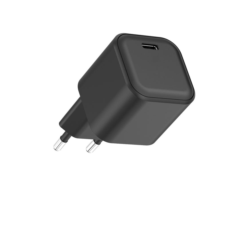 Setty LSGaN-C-351 GaN PD sienas lādētājs ar 1 USB-C pieslēgvietu, 35 W, melns