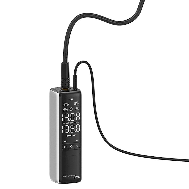 Proove pārnēsājamais kompresors Pump Assistant Lite, sudraba