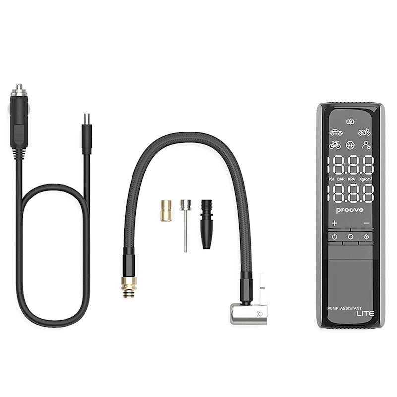 Proove pārnēsājamais kompresors Pump Assistant Lite, sudraba