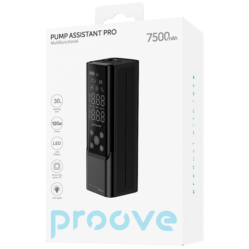 Proove pārnēsājamais pumpis Pump Assistant Pro, melns