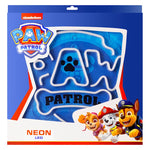 Karājamā LED neona gaisma uz organiskā stikla ar Paw Patrol logotipu, 40 × 40 cm, melna, USB