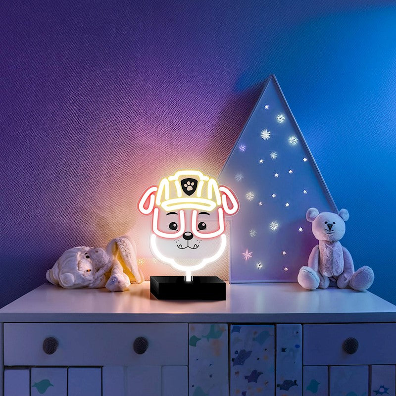 Neona LED figūra uz statīva Paw Patrol RUBBLE, OW-120446