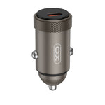 XO CC70 auto lādētājs, 30 W, USB-C PD, melns