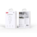 XO sienas lādētājs CE36 PD 45 W 1× USB-C 1× USB, balts