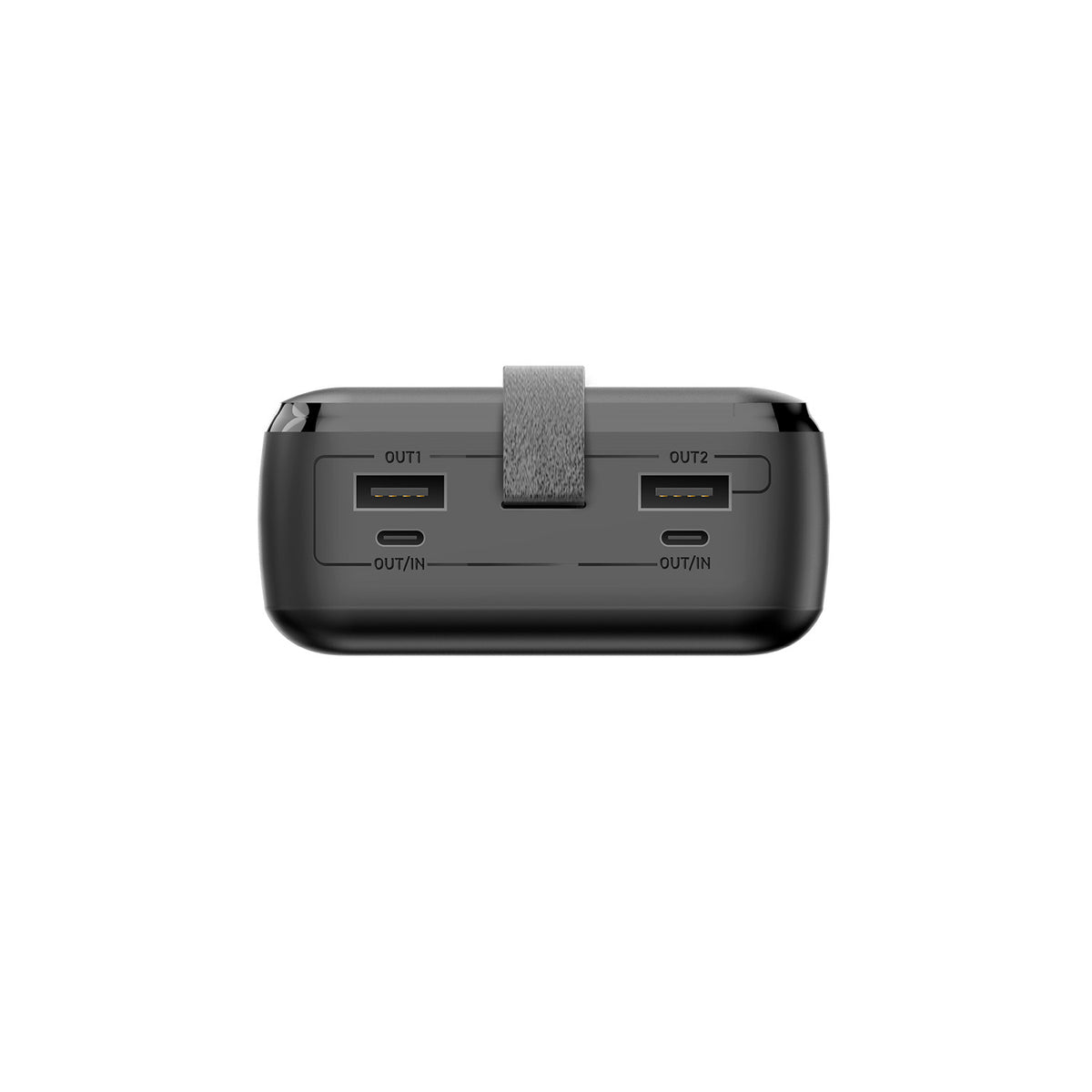 Forever TB-400 ārējais akumulators, 20000mAh, 65W, PD/QC, melns