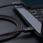 Forever Vibe USB-C–USB-C kabelis, 60W, 1m, tumši pelēks
