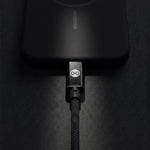 Forever Vibe USB-C–USB-C kabelis, 60W, 1m, tumši pelēks