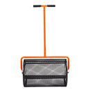 Разбрасыватель компоста VEVOR, регулируемая ручка 62-65 см, ширина 61 см, сетчатая корзина из стали с порошковым покрытием, для разбрасывания удобрений, почвы, компоста