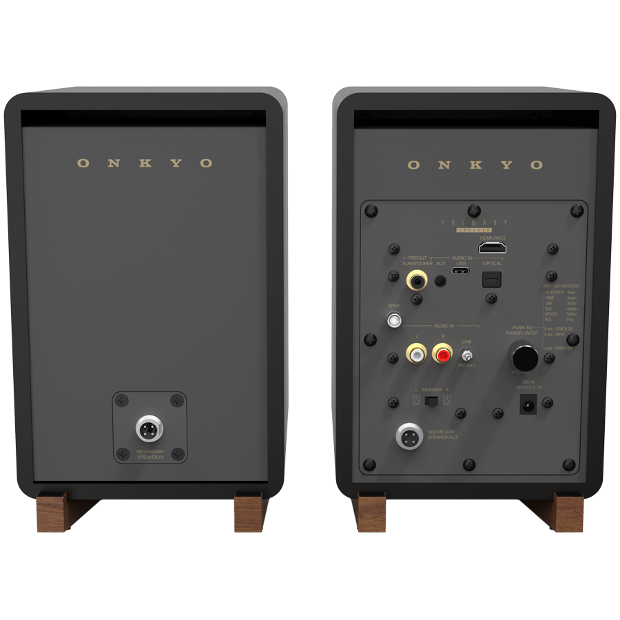 Onkyo Creator Series GX-30ARC aktīvie skaļruņi, 50 W, melni