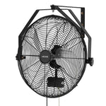 VEVOR sienas ventilators, 450mm, IP44, 3 ātrumi, liels gaisa plūsmas attālums, regulējams rotācijas leņķis, jaudīgs, rūpniecībai, komerctelpām, garāžām, darbnīcām un sporta zālēm