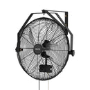 VEVOR sienas ventilators, 450mm, IP44, 3 ātrumi, liels gaisa plūsmas attālums, regulējams rotācijas leņķis, jaudīgs, rūpniecībai, komerctelpām, garāžām, darbnīcām un sporta zālēm