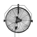 VEVOR sienas ventilators, 450mm, IP44, 3 ātrumi, liels gaisa plūsmas attālums, regulējams rotācijas leņķis, jaudīgs, rūpniecībai, komerctelpām, garāžām, darbnīcām un sporta zālēm