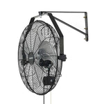 VEVOR sienas ventilators, 450mm, IP44, 3 ātrumi, liels gaisa plūsmas attālums, regulējams rotācijas leņķis, jaudīgs, rūpniecībai, komerctelpām, garāžām, darbnīcām un sporta zālēm