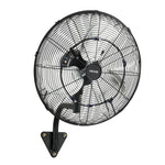 VEVOR sienas ventilators, 505mm, ar svārstību un miglas funkciju, tālvadības pulti, IP44, 3 ātrumi, 18h taimeris, temperatūras kontrole, rūpniecībai, komerctelpām, garāžām, darbnīcām un sporta zālēm