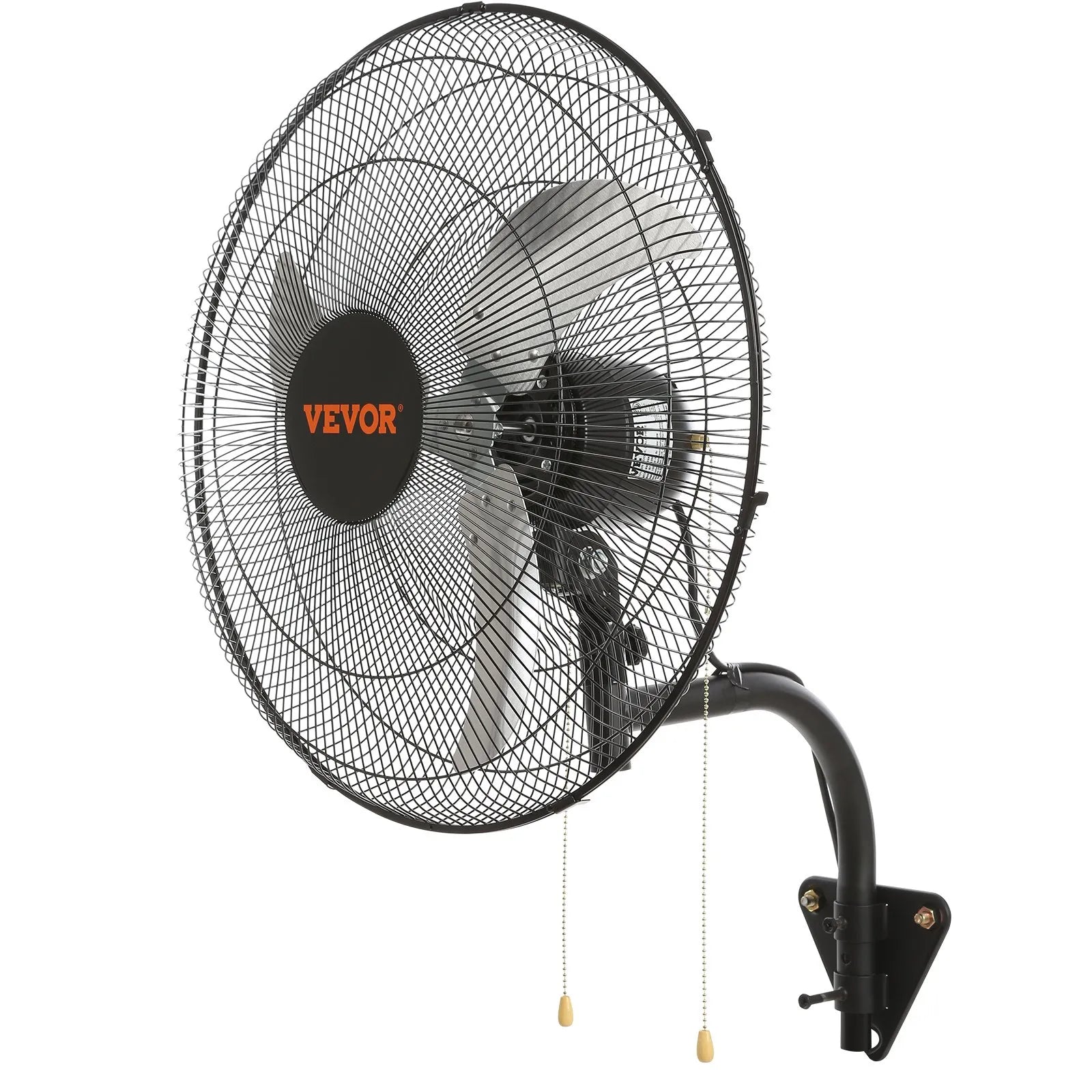 Sienas ventilators metāla 49 cm 3 ātrumi