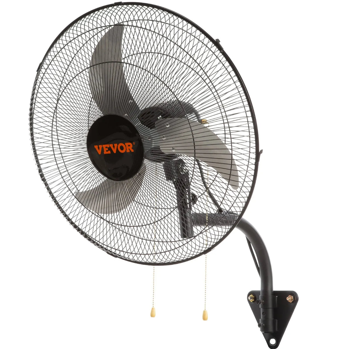 Sienas ventilators metāla 49 cm 3 ātrumi