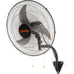Sienas ventilators metāla 49 cm 3 ātrumi