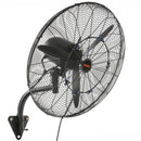 61 cm oscilējošs sienas miglotājs ventilators metāla 3 ātrumi 115 W