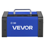 Генератор озона VEVOR 30000 мг/ч, коммерческая озоновая установка с сенсорным ЖК-экраном, задержкой запуска на 15 секунд, режимом подачи воды через два шланга, для помещений площадью до 250 м²