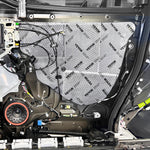 VEVOR automašīnas trokšņu slāpēšanas matracis, 80 mil, 3,3 m², butila trokšņu izolators automašīnām, vibrācijas slāpēšanas materiāls