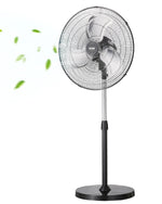 VEVOR 50 cm rūpnieciskais stāvošais ventilators, 3 ātrumi, oscilējošs, augstuma regulēšana