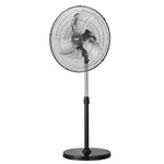 VEVOR 50 cm rūpnieciskais stāvošais ventilators, 3 ātrumi, oscilējošs, augstuma regulēšana