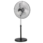 VEVOR 50 cm rūpnieciskais stāvošais ventilators, 3 ātrumi, oscilējošs, augstuma regulēšana