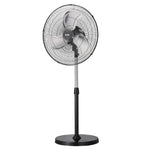 VEVOR 50 cm rūpnieciskais stāvošais ventilators, 3 ātrumi, oscilējošs, augstuma regulēšana